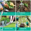 13-Piece Aluminum Alloy Garden Tool Set with Carry Bag