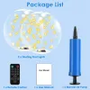 2-Pack 14-In. Solar Floating Pool Lights with Remote & Timer, Warm White