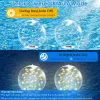 2-Pack 14-In. Solar Floating Pool Lights with Remote & Timer, Warm White