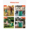 3-Pack 72-Gallon Reusable Yard Waste Bags for Leaves & Garden Cleanup