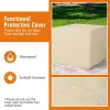 30-In. Square Propane Fire Table, 50,000 BTU Steel Fire Pit with Cover