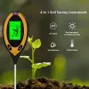 4-in-1 LCD Digital Soil Tester for pH, Moisture, Temperature and Sunlight