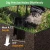 5-in-1 Long-Handle Bulb Planter Set with Gloves & Cleaning Brush