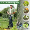 5-in-1 Long-Handle Bulb Planter Set with Gloves & Cleaning Brush