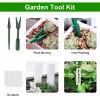 5-Pack 60-Cell Seed Starter Kit with Full-Spectrum Grow Lights & Humidity Domes