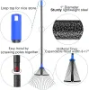 Adjustable Metal Leaf Rake with 8–17-In. Expandable Head & 30–55-In. Handle