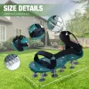 Adjustable Spiked Aerating Lawn & Garden Shoes, Fits US Sizes 5–12