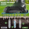 Adjustable Spiked Aerating Lawn & Garden Shoes, Fits US Sizes 5–12