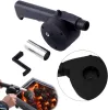 Portable Manual BBQ Charcoal Fire Starter Air Blower with Hand Crank