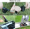 Portable Manual BBQ Charcoal Fire Starter Air Blower with Hand Crank