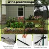 10 x 6.5 x 6.5-Ft. Crop Cage, Plant Protection Netting with 6 Stakes