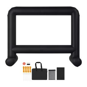 15 FT Inflatable Movie Screen, 120W Blower, 16:9 Outdoor Projector Screen