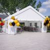 20x20 FT Party Tent with Removable Sidewalls, 2 Storage Bags, White