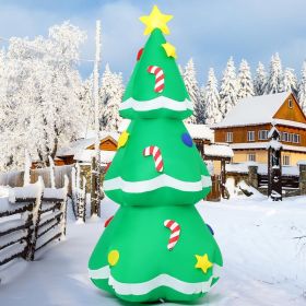 5-Ft. Lighted Inflatable Christmas Tree with Candy Canes & LED Lights