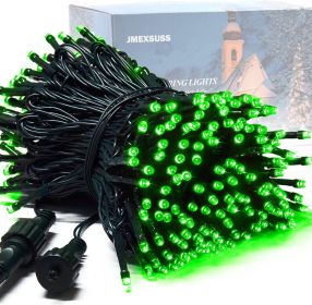 66-Ft. 200 LED Connectable Green String Lights with 8 Lighting Modes