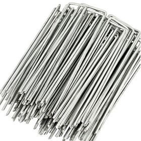 50-Pack 1.57 × 10-Inch Metal Lawn & Garden Spikes
