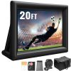 20 FT Inflatable Movie Screen, 350W Blower, 16:9 Outdoor Projector Screen