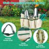 13-Piece Aluminum Alloy Garden Tool Set with Carry Bag