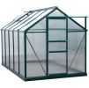 10 x 6 x 7 Ft. Aluminum Polycarbonate Walk-In Greenhouse with Roof Vent