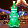 5-Ft. Lighted Inflatable Christmas Tree with Candy Canes & LED Lights