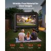 15 FT Inflatable Movie Screen, 120W Blower, 16:9 Outdoor Projector Screen