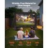 14 ft Inflatable Movie Screen, 600D Washable Inflatable Projector Screen with Portable Storage Bag