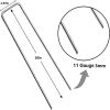 50-Pack 1.57 × 10-Inch Metal Lawn & Garden Spikes