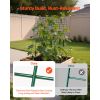 4-Pack, 46.06 x 33.86 in. A-Frame Garden Trellises, Metal Plant Supports, Green