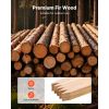 Wooden Garden Stakes, 25 Pcs, 36 x 0.5 x 1.5 in., Fir Wood, Pointed Ground Stakes