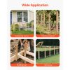 Wooden Garden Stakes, 25 Pcs, 36 x 0.5 x 1.5 in., Fir Wood, Pointed Ground Stakes