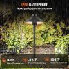 8 Pack Low Voltage LED Path Lights, 3W 210LM Warm White Landscape Lights