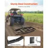 84-In. Q235 Steel Tow-Behind Drag Harrow & Driveway Grader with Pin Hitch