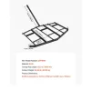 84-In. Q235 Steel Tow-Behind Drag Harrow & Driveway Grader with Pin Hitch