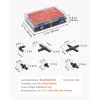 300-Piece Drip Irrigation Fittings Set for 1/4-Inch Tubing