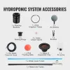 5-Gallon Deep Water Culture Hydroponic Grow System Kit with Top Drip, Black