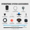 2-Bucket 5-Gallon Deep Water Culture Hydroponic Grow System Kit, Black