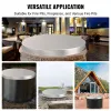 27-In. Stainless Steel Fire Pit Cover Lid, Outdoor Round Metal Fire Pit Cover
