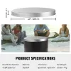 27-In. Stainless Steel Fire Pit Cover Lid, Outdoor Round Metal Fire Pit Cover
