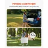 6FT Heavy-Duty Folding Table, Portable HDPE Party & Picnic Table, White