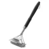17-In. Bristle-Free Stainless Steel BBQ Grill Brush & Scraper