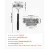 17-In. Bristle-Free Stainless Steel BBQ Grill Brush & Scraper