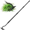 56-In. 4-Tine Long-Handle Garden Weeder Rake & Hoe