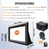 20 FT Inflatable Movie Screen, 350W Blower, 16:9 Outdoor Projector Screen