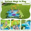 Jungle Animal Inflatable Spray Pool with Slide & Giraffe Sprinkler