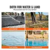 37 Tine Aluminum Landscape & Pond Weed Rake with 36-In. Head and 75-In. Handle