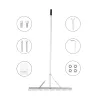 37 Tine Aluminum Landscape & Pond Weed Rake with 36-In. Head and 75-In. Handle