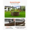 Set of 3- Galvanized Metal Raised Garden Bed Set, 2 ft. x 2 ft. x 1 ft. Open-Bottom Planter Boxes for Vegetables, Herbs & Flowers