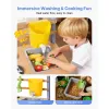 Outdoor Gardening & Nature Play Station for Kids, Blue & Natural