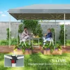 10' x 20' Pop-Up Canopy with 6 Mesh Sidewalls, Gray