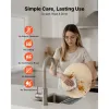 15-In. Round Cordierite Pizza Stone Set with Aluminum Peel & Scraper